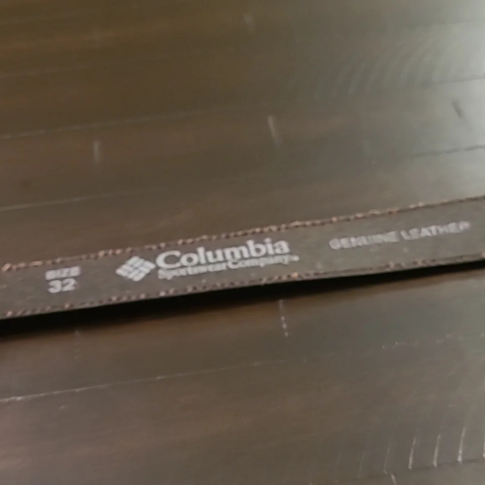 Columbia Sportswear Size 32 Black Belt